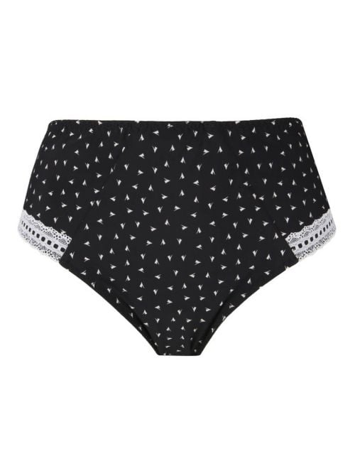 Mademoiselle high-waisted briefs, black