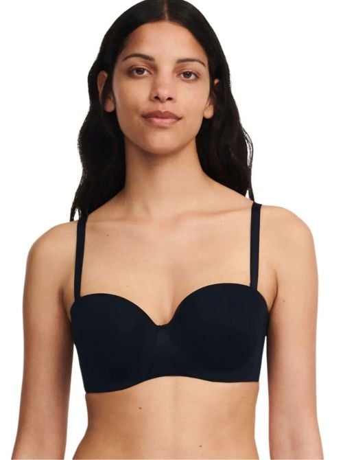 Essentiall underwired push up bra, black CHANTELLE