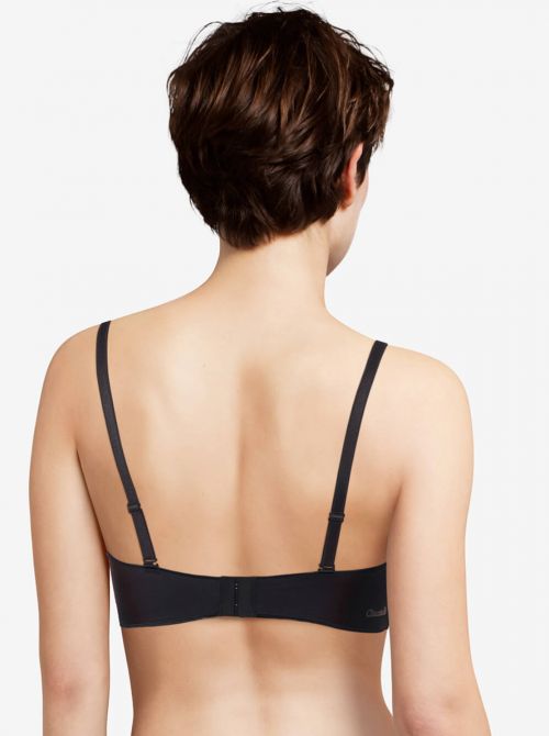 Essentiall underwired push up bra, black