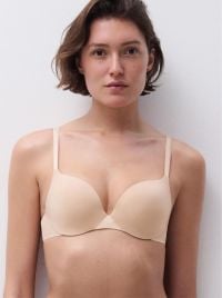 Essentiall Reggiseno push up con ferretto, beige