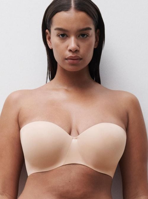 Essentiall underwired push up bra, beige