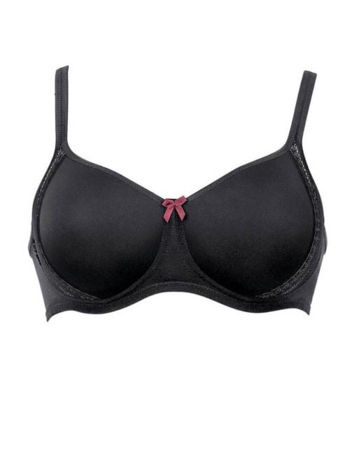 Fleur Reggiseno senza ferretto con coppe imbottite, nero