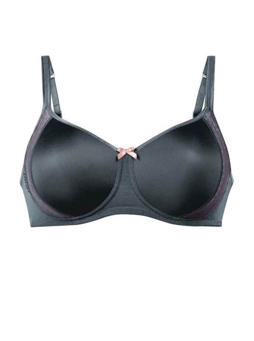Fleur Reggiseno senza ferretto con coppe imbottite, antracite