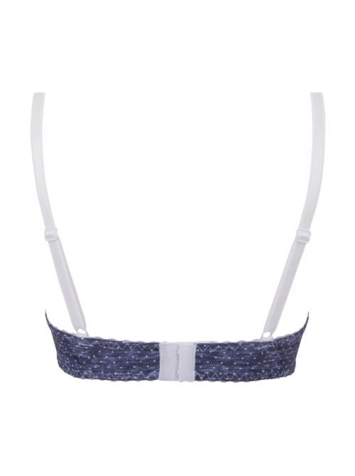 Jean de Filles underwire bra, denim