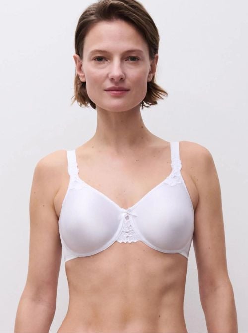 Hedona  underwired bra, white