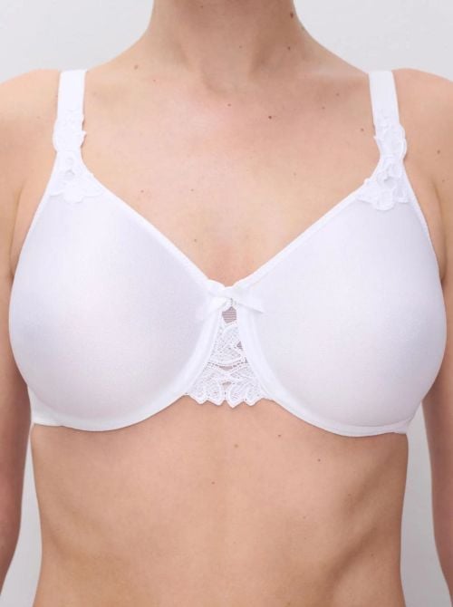 Hedona  underwired bra, white