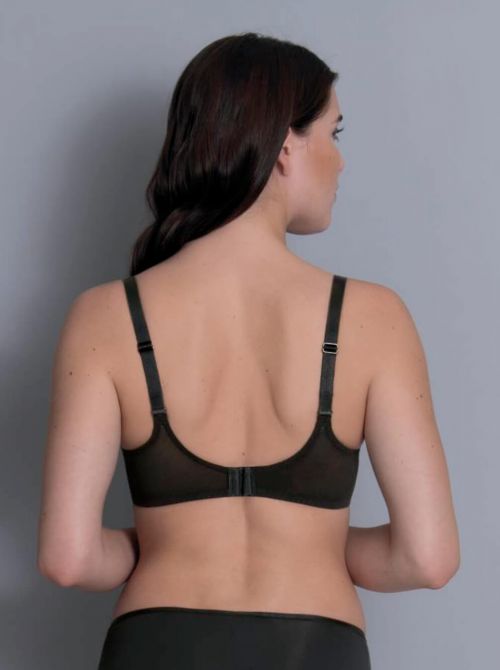 5053 Reggiseno per allattamento a fantasia. fino a coppa J, nero