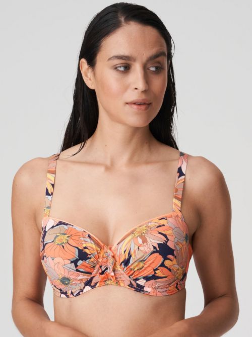 Melanesia balconcino imbottito per bikini, coral flower PRIMADONNA SWIM