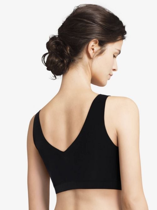 SoftStretch top imbottito, nero