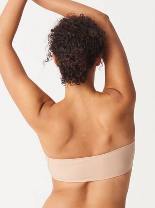 Softstrech padded bandeau, nude