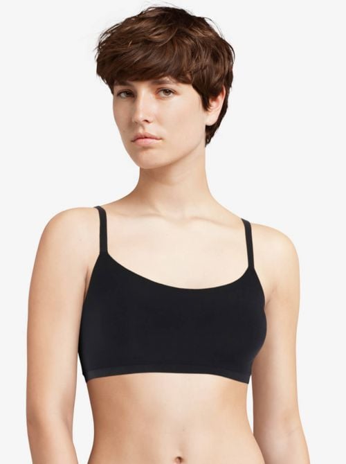 SoftStretch bralette imbottita con pizzo, nero CHANTELLE