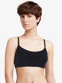 SoftStretch bralette imbottita con pizzo, nero