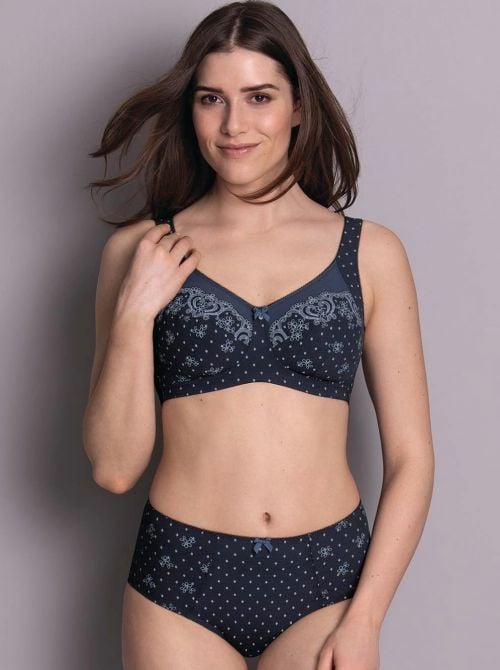 Belvedere free wired bra, deep blue