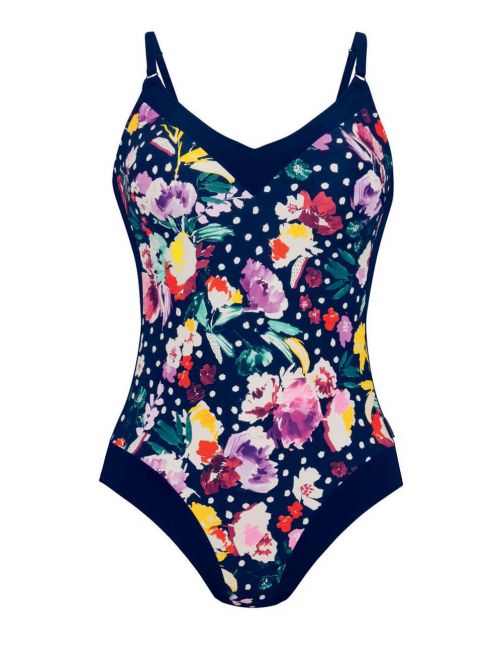 7766 Mabela costume intero, blu notte ROSA FAIA BEACHWEAR