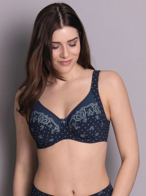 Belvedere free wired bra, deep blue ANITA