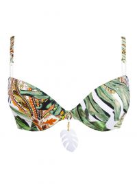 Feerie Tropicale padded bra, nature tropicale