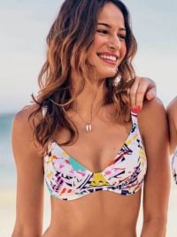 Celine Reggiseno per bikini con ferretto, fantasia
