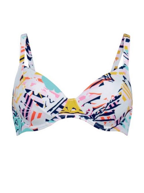 Celine Underwired bikini bra, patterned ROSA FAIA BEACHWEAR