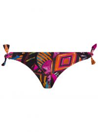 L'art premiere Brazilian bikini briefs with laces, fuchsia