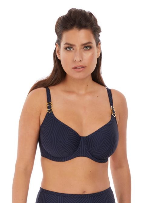 Long Island Padded Balcony bra, blue FANTASIE SWIM