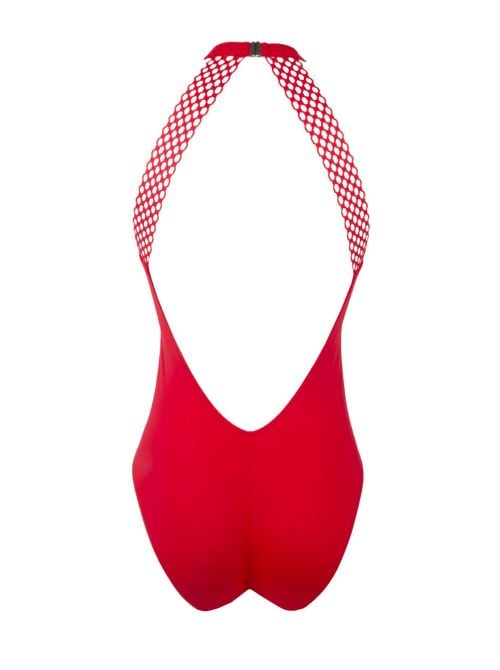 La Double Mix one-piece swimsuit, red ANTIGEL