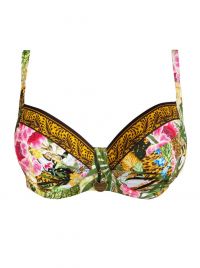 Jungle Panthère bikini bra with deep cups, fantasy