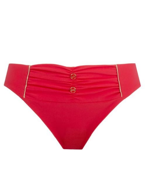 Plaisir Regate slip charme per bikini, rouge hibiscus LISE CHARMEL