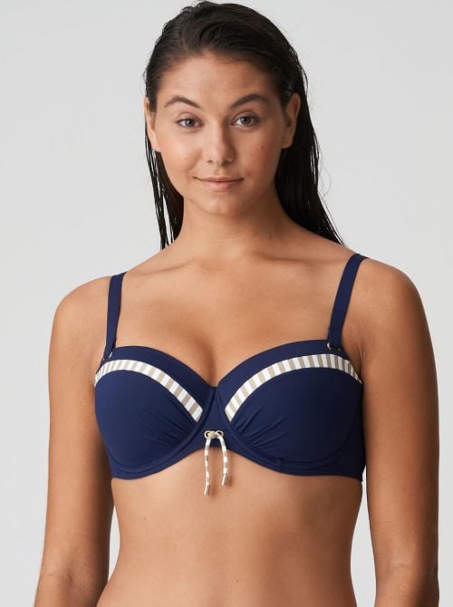 Ocean Mood balconcino imbottito per bikini, water blue PRIMADONNA SWIM