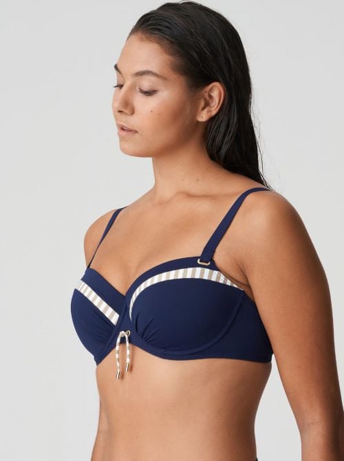 Ocean Mood balconcino imbottito per bikini, water blue