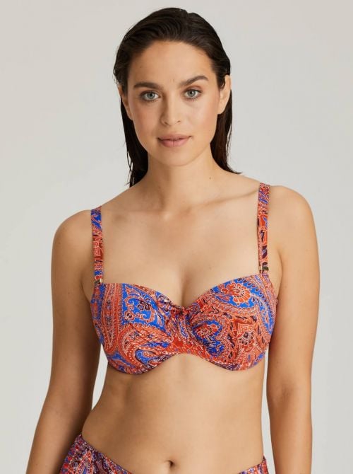 Casablanca balconcino imbottito per bikini, blue spice PRIMADONNA SWIM