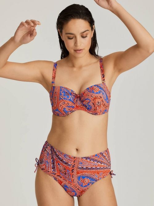 Casablanca padded balconette for bikini, blue spice