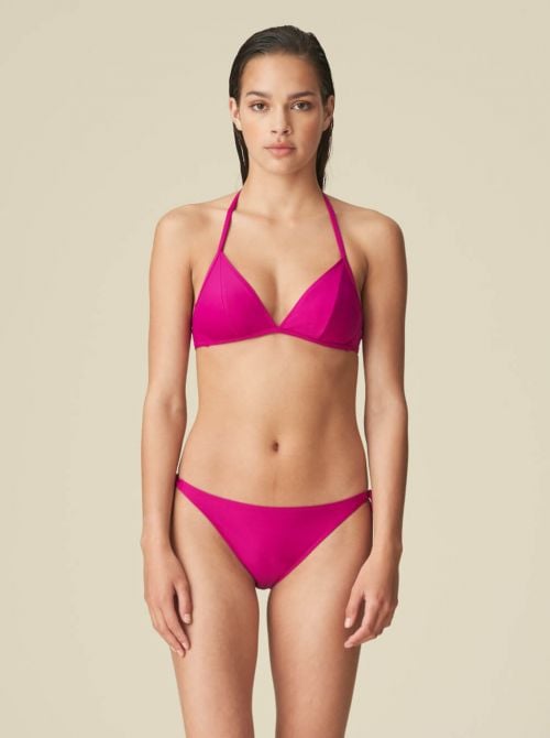 Aurelie bikini bottoms with laces, wild rose