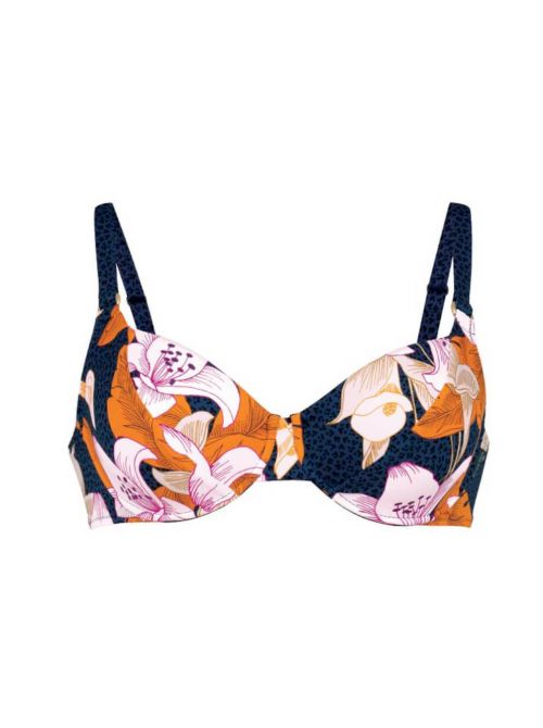 Rubina reggiseno con ferretto per bikini, vintage blue ROSA FAIA BEACHWEAR