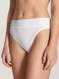 21901 Lycraspitze Slip fianco medio, bianco