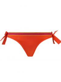 L'Ecocherie low waist bikini swimsuit brief, orange brule