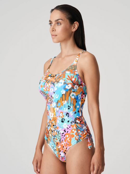 Caribe padded one-piece swimsuit, funky vibe