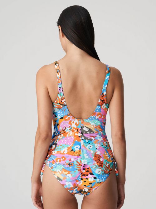 Caribe padded one-piece swimsuit, funky vibe