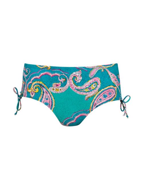 Ive Bottom Slip per bikini con lacetti laterali, petrolio ROSA FAIA BEACHWEAR