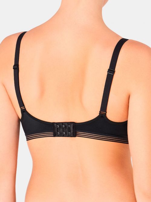 Infinite Sensation W01 minimizer bra with wire, black