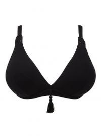 Elegance Croisiere triangle sea without underwire, black