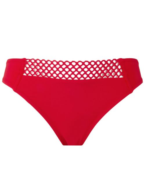 La double mix slip charme per bikini, rosso