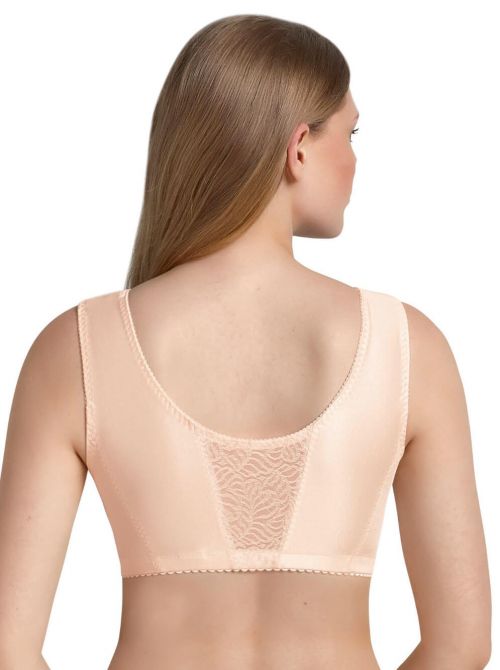 5319 Mylena - Support bra longline with front closure, nude