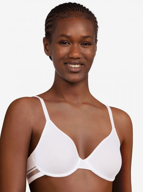 Rhythm  underwired moulded bra, white PASSIONATA