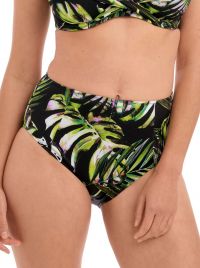 Palm Valley Slip vita alta per Bikini, fantasia tropicale
