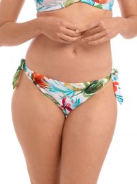 Kiawah Island  Slip per Bikini con laccetti, aquamarine