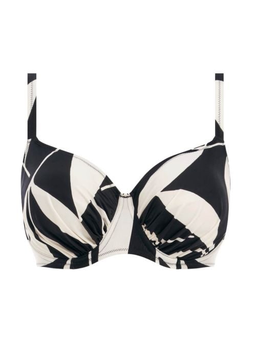 Ile De Re  reggiseno per bikini con ferretto, nero e crema