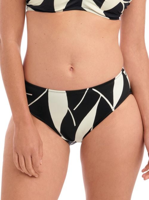 Ile De Re  Slip per Bikini, nero e crema FANTASIE SWIM