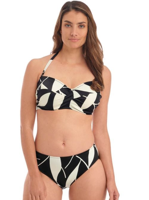 Ile De Re  Slip per Bikini, nero e crema FANTASIE SWIM