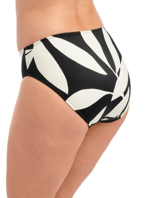 Ile De Re  Slip per Bikini, nero e crema