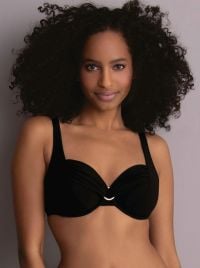 8411 Reggiseno con ferretto per Bikini. Nero